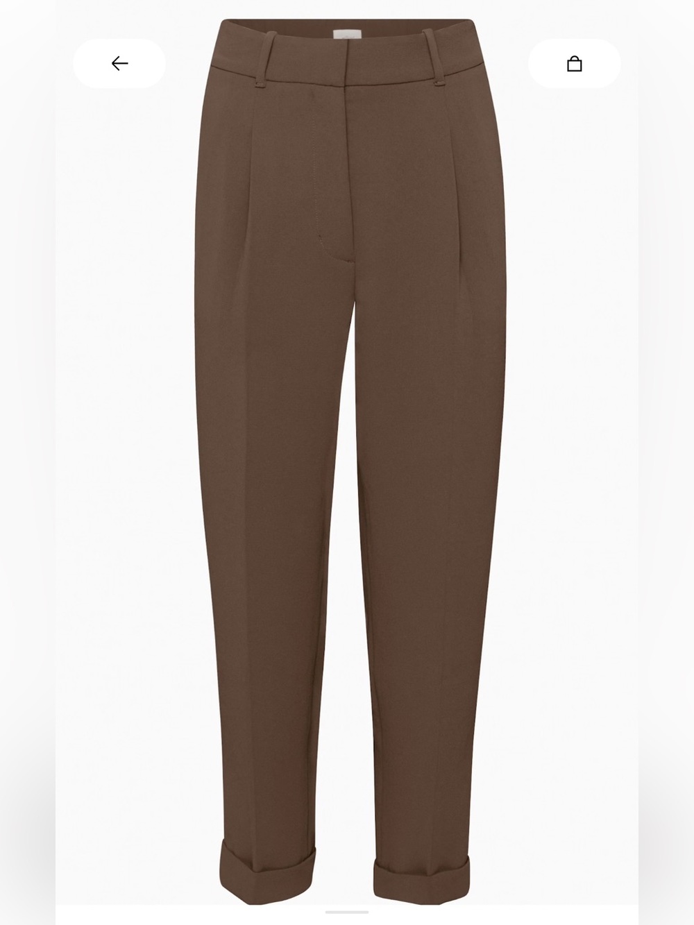 Wilfred Dashwood Pant in Rich Mocha Brown